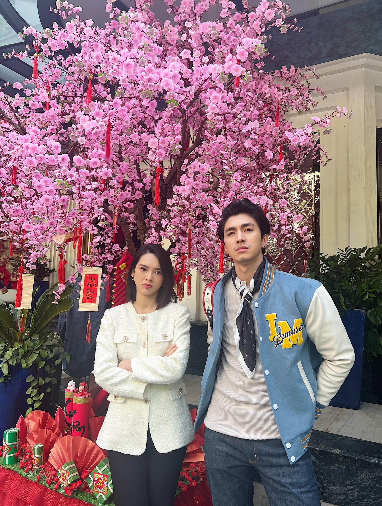 Bình An, Quỳnh Lương trong phim Đừng làm mẹ cáu. Ảnh internet