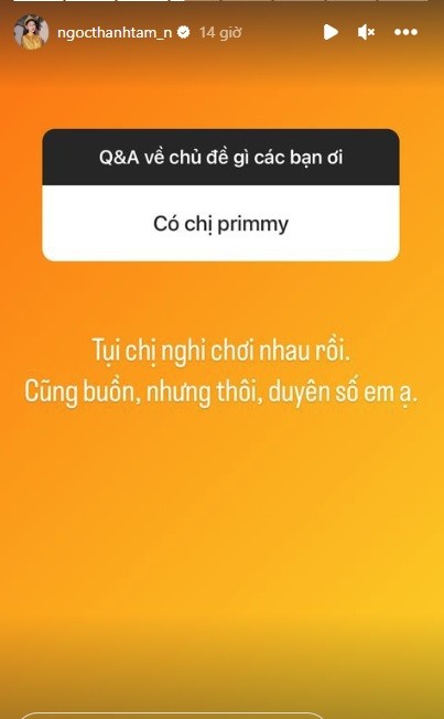 Ngọc Thanh Tâm tuyên bố nghỉ chơi với vợ Phan Thành. Ảnh internet Ngọc Thanh Tâm tuyên bố nghỉ chơi với vợ Phan Thành. Ảnh internet
