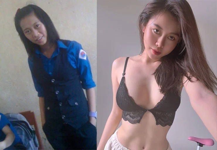 Hot Tiktoker Việt Phương Thoa từng có một quá khứ với làn da đen nhẻm. Ảnh internet