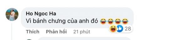 Lý do khiến Hồ Ngọc Hà tăng cân chính là bánh chưng đàn anh tặng. Ảnh internet