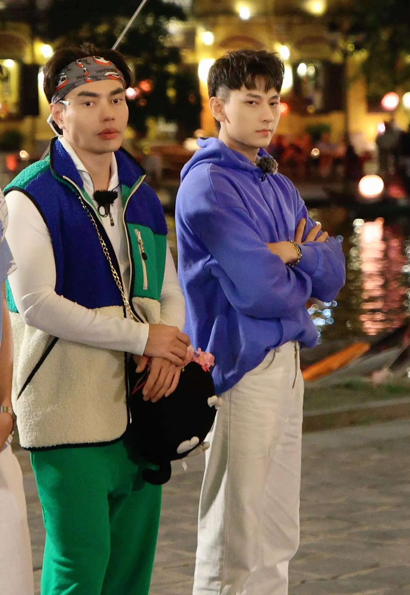 Lê Dương Bảo Lâm thân thiết bên Isaac. Ảnh internet