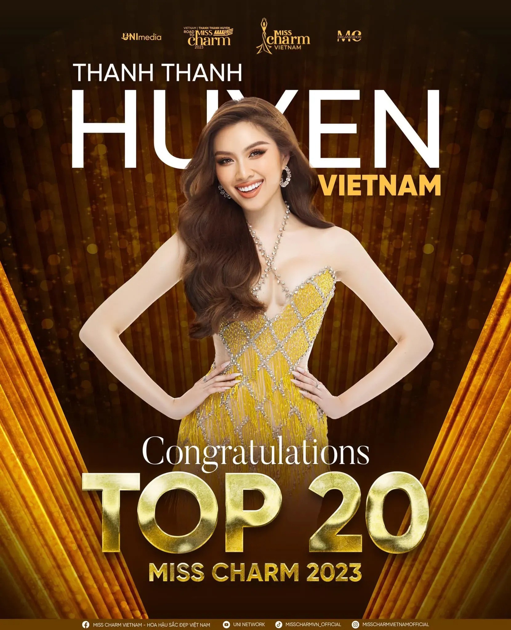Thanh Thanh Huyền lọt Top 20. Ảnh internet