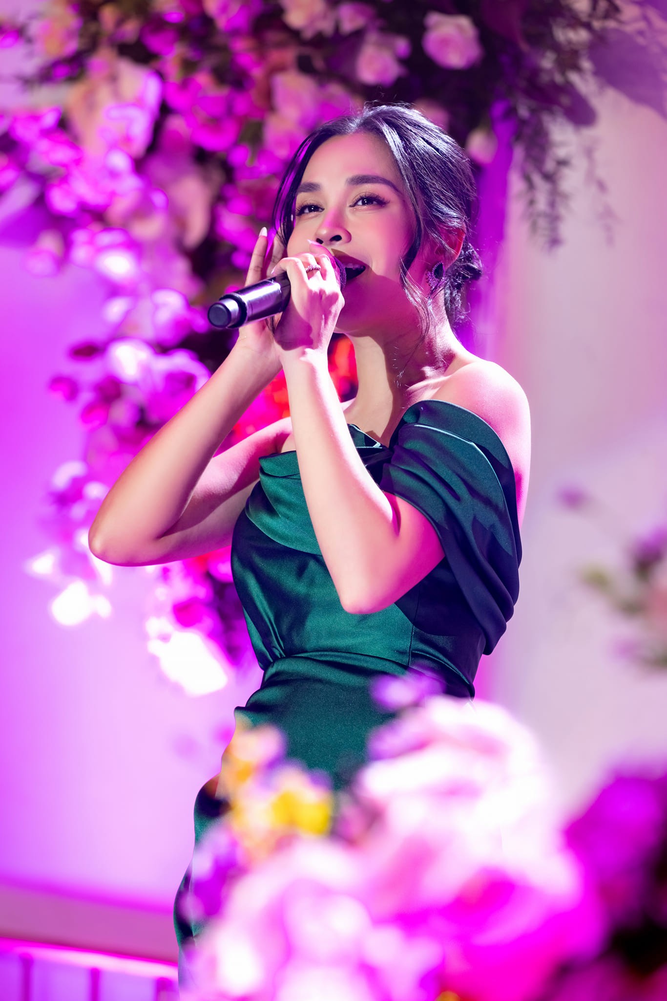 Không thể phủ nhận, Ngọc Mai ngày càng thăng hạng nhan sắc. Ảnh internet