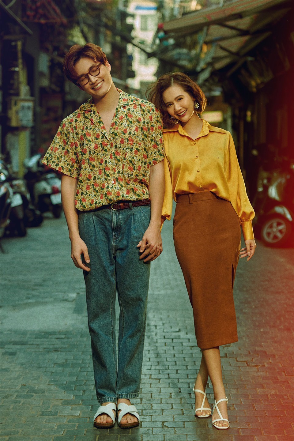 Đình Tú và Huyền Lizzie chọn cách im lặng trước tin đồn hẹn hò. Ảnh internet