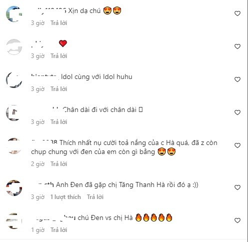 Đen Vâu 'gây sốt' khi chung khung hình cùng Tăng Thanh Hà 2