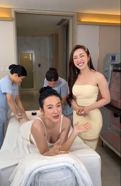 Angela Phương Trinh công khai đi trùng tu nhan sắc. Ảnh cắt từ clip Angela Phương Trinh công khai đi trùng tu nhan sắc. Ảnh cắt từ clip