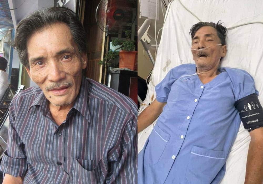 Nghệ sĩ Thương Tín trước đây từng gặp biến cố sức khỏe, không đủ tiền lo cho bản thân. Ảnh internet