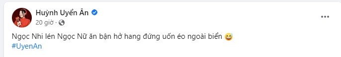 Em gái Trấn Thành - Uyển Ân khoe ảnh uốn éo ngoài biển, CDM lập tức vào 'bóc phốt' 1 Em gái Trấn Thành - Uyển Ân khoe ảnh uốn éo ngoài biển, CDM lập tức vào 'bóc phốt' 1