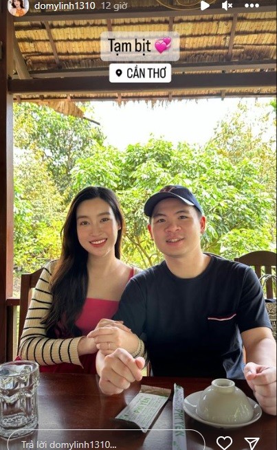 Hoa hậu Đỗ Mỹ Linh có phần tăng cân rõ rệt giữa tin đồn mang thai. Ảnh IGNV Hoa hậu Đỗ Mỹ Linh có phần tăng cân rõ rệt giữa tin đồn mang thai. Ảnh IGNV