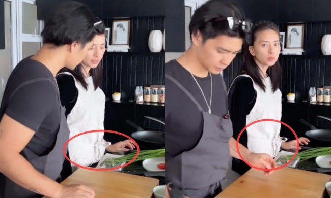 Ngô Thanh Vân lộ vòng 2 to bất thường làm dấy lên nghi vấn mang thai. Ảnh internet