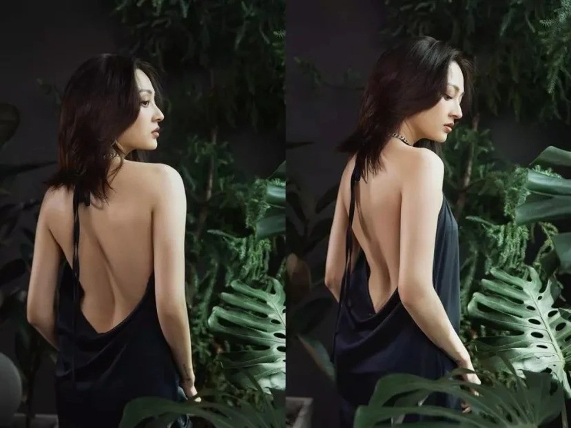 Bảo Anh tự tin khoe lưng trần hậu tin đồn ở ẩn sinh con. Ảnh internet