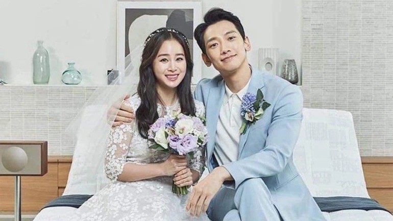 Kim Tae Hee và Bi Rain tổ chức đám cưới khá kín kẽ. Ảnh internet Kim Tae Hee và Bi Rain tổ chức đám cưới khá kín kẽ. Ảnh internet