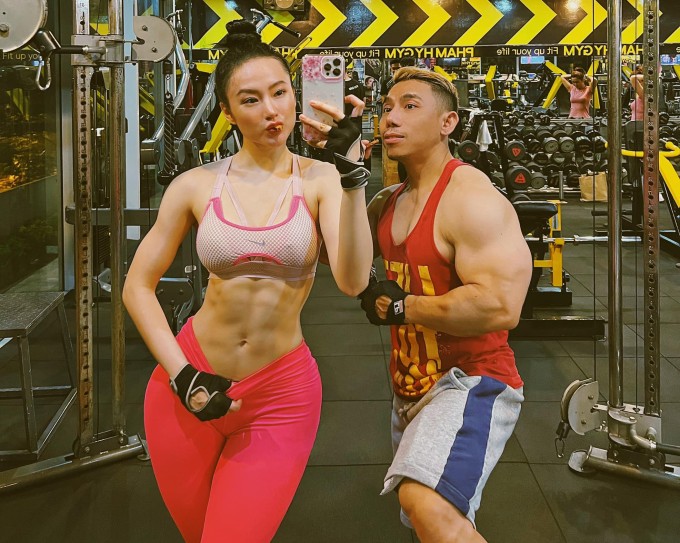 Angela Phương Trinh sở hữu body săn chắc nhờ chăm chỉ tập gym. Ảnh FBNV Angela Phương Trinh sở hữu body săn chắc nhờ chăm chỉ tập gym. Ảnh FBNV