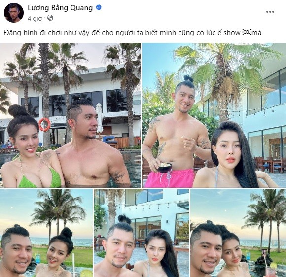 Lương Bằng Quang than thở ế show, CDM chỉ tập trung vào Ngân 98 đứng bên cạnh - Ảnh 1 Lương Bằng Quang than thở ế show, CDM chỉ tập trung vào Ngân 98 đứng bên cạnh - Ảnh 1