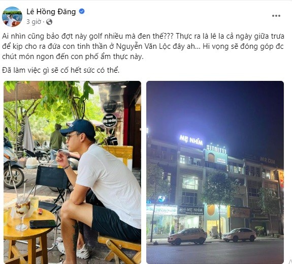 Hồng Đăng tiết lộ về đứa con tinh thần sắp hoàn thiện. Ảnh chụp màn hình Hồng Đăng tiết lộ về đứa con tinh thần sắp hoàn thiện. Ảnh chụp màn hình