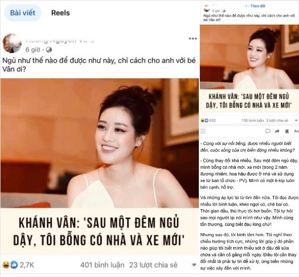 Hoa hậu Khánh Vân làm rõ thông tin 'ngủ 1 đêm có nhà, xe' đang gây hiểu lầm trên MXH - Ảnh 2 Hoa hậu Khánh Vân làm rõ thông tin 'ngủ 1 đêm có nhà, xe' đang gây hiểu lầm trên MXH - Ảnh 2