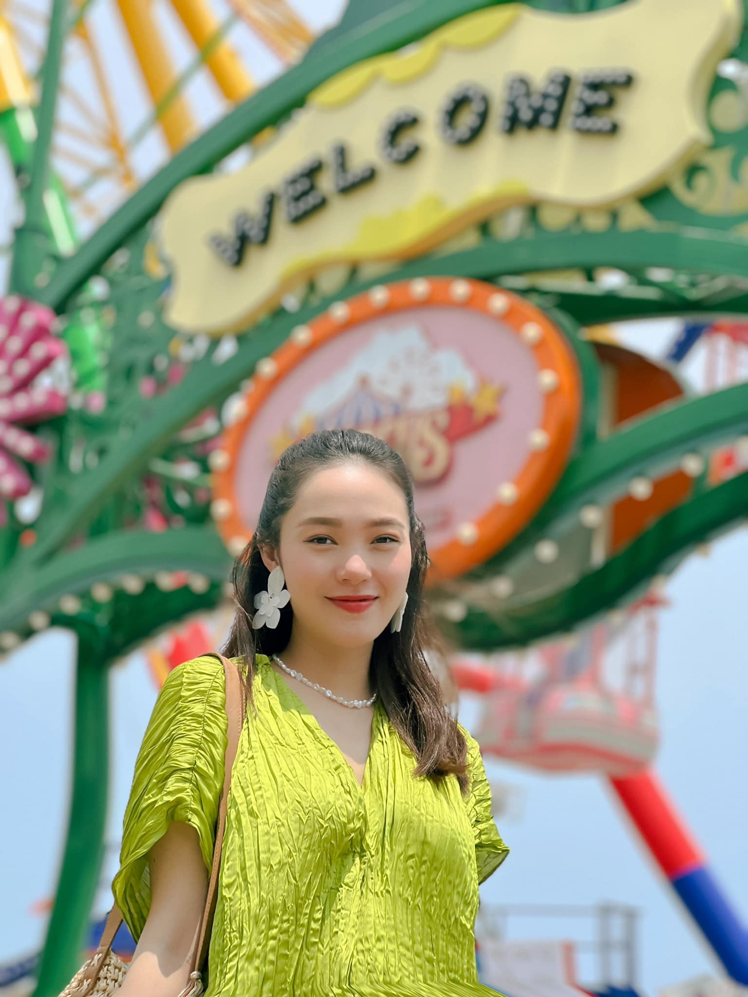 Minh Hằng ngày càng xinh. Ảnh internet