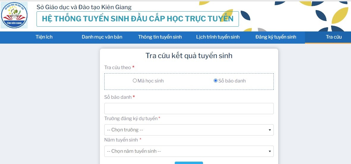 Tra cứu điểm thi vào lớp 10 tỉnh Kiên Giang năm 2023 nhanh, chính xác - Ảnh 1