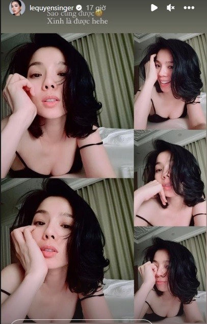 Lệ Quyên hờ hững khoe ảnh chốn riêng tư. Ảnh IGNV Lệ Quyên hờ hững khoe ảnh chốn riêng tư. Ảnh IGNV