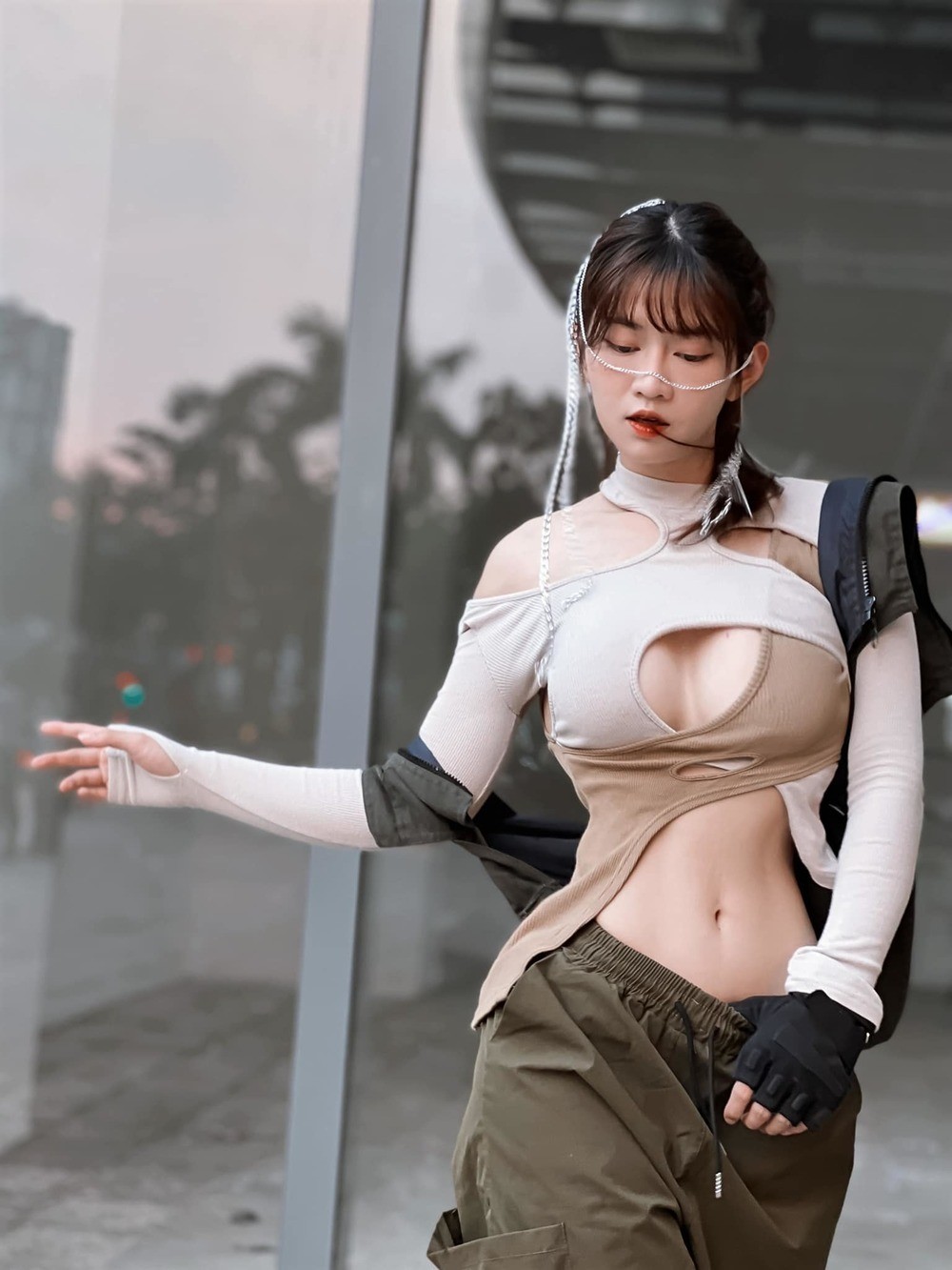 Trước đây, Lê Bống theo đuổi hình ảnh gợi cảm. Ảnh FBNV Trước đây, Lê Bống theo đuổi hình ảnh gợi cảm. Ảnh FBNV