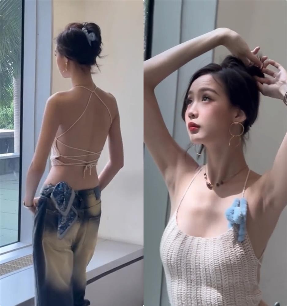 Hoa hậu Bảo Ngọc thường xuyên diện đồ thiếu vải khoe nét đẹp thiên phú. Ảnh FBNV Hoa hậu Bảo Ngọc thường xuyên diện đồ thiếu vải khoe nét đẹp thiên phú. Ảnh FBNV