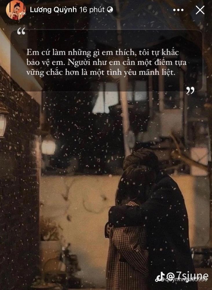 Quỳnh Lương triết lý về tình yêu giữa lúc hẹn hò thiếu gia Trà Vinh. Ảnh FBNV Quỳnh Lương triết lý về tình yêu giữa lúc hẹn hò thiếu gia Trà Vinh. Ảnh FBNV