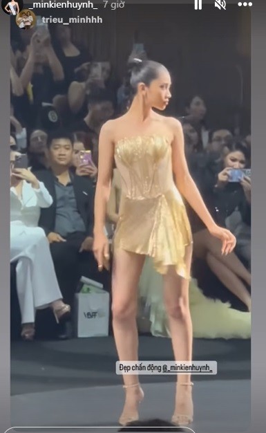 Á hậu Minh Kiên đã có những tiến bộ trong catwalk sau khi nhận được nhiều góp ý. Ảnh IGNV Á hậu Minh Kiên đã có những tiến bộ trong catwalk sau khi nhận được nhiều góp ý. Ảnh IGNV