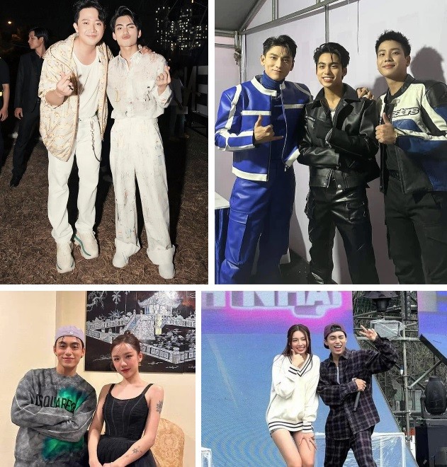 MONO - em trai Sơn Tùng chơi với cả showbiz. Ảnh internet MONO - em trai Sơn Tùng chơi với cả showbiz. Ảnh internet