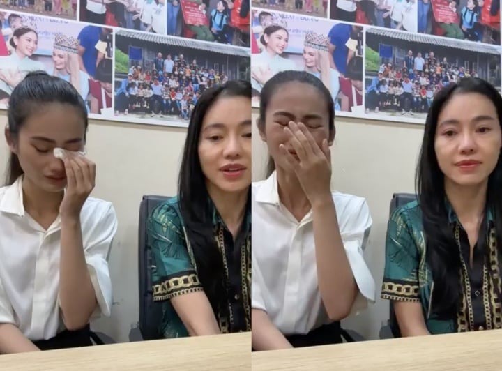 Ý Nhi bật khóc xin lỗi sau những phát ngôn vạ miệng. Ảnh internet Ý Nhi bật khóc xin lỗi sau những phát ngôn vạ miệng. Ảnh internet