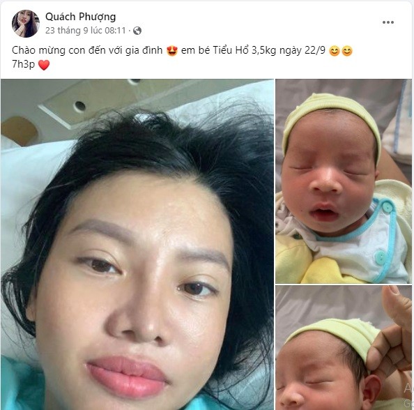 Phượng Thị Nở hạnh phúc khoe tiếp tục lên chức mẹ. Ảnh FBNV Phượng Thị Nở hạnh phúc khoe tiếp tục lên chức mẹ. Ảnh FBNV