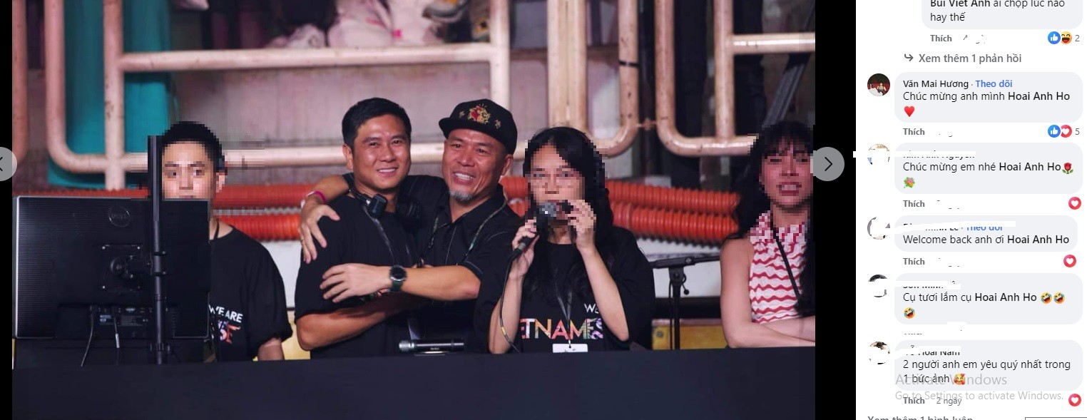 Cư dân mạng đồng loạt ủng hộ sự trở lại của Hồ Hoài Anh. Ảnh chụp màn hình