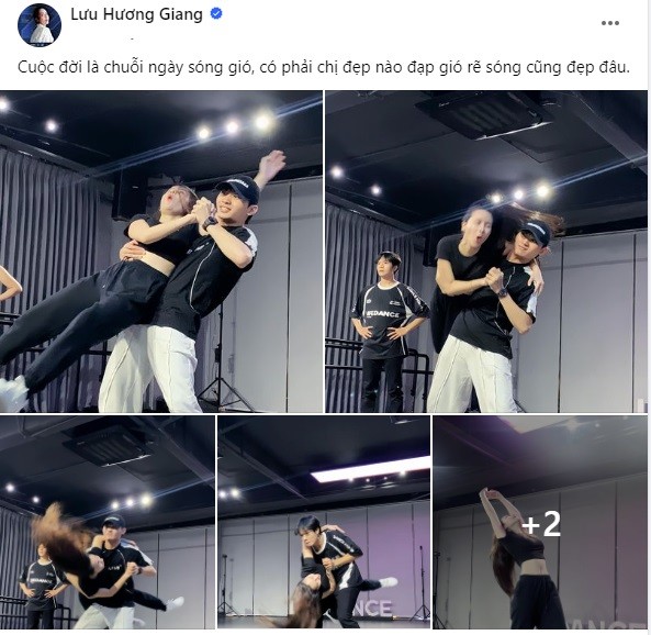 Lưu Hương Giang nỗ lực thay đổi từng ngày. Ảnh FBNV Lưu Hương Giang nỗ lực thay đổi từng ngày. Ảnh FBNV