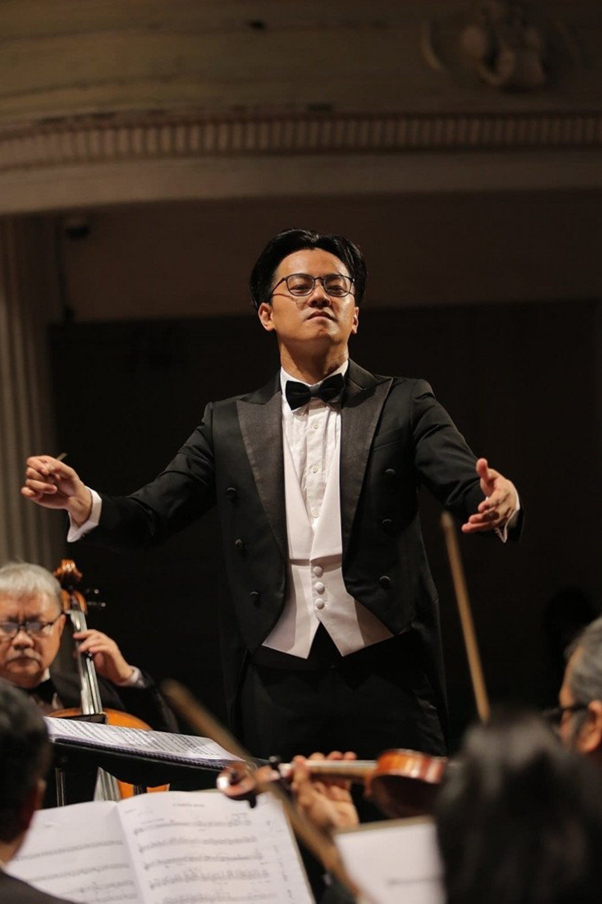 Chồng Thanh Hằng là Trần Nhật Minh, sinh năm 1981 và là nhạc trưởng tài năng. Ảnh internet