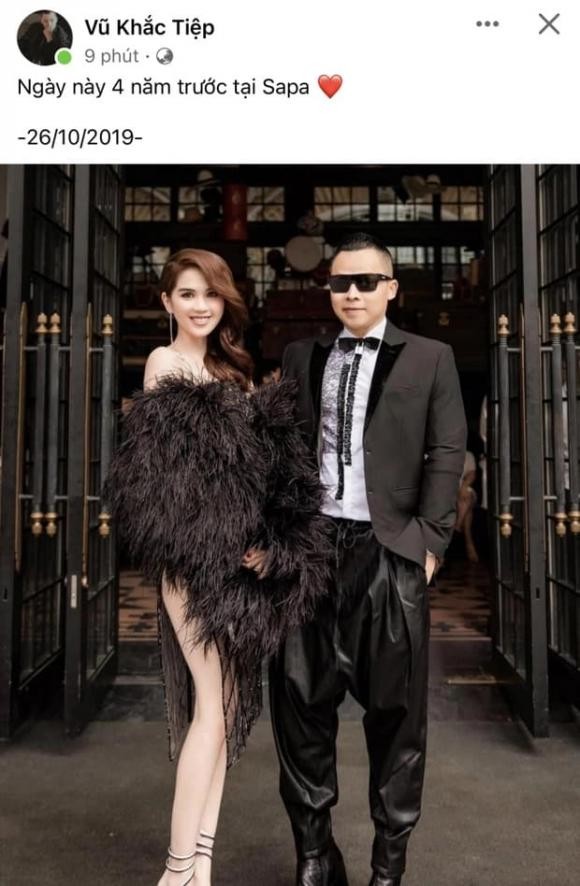 Vũ Khắc Tiệp ôn lại kỷ niệm đẹp với Ngọc Trinh trong quá khứ. Ảnh FBNV Vũ Khắc Tiệp ôn lại kỷ niệm đẹp với Ngọc Trinh trong quá khứ. Ảnh FBNV