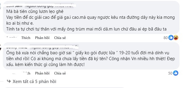 CDM tỏ rõ thái độ với ồn ào của Thùy Tiên. Ảnh chụp màn hình CDM tỏ rõ thái độ với ồn ào của Thùy Tiên. Ảnh chụp màn hình