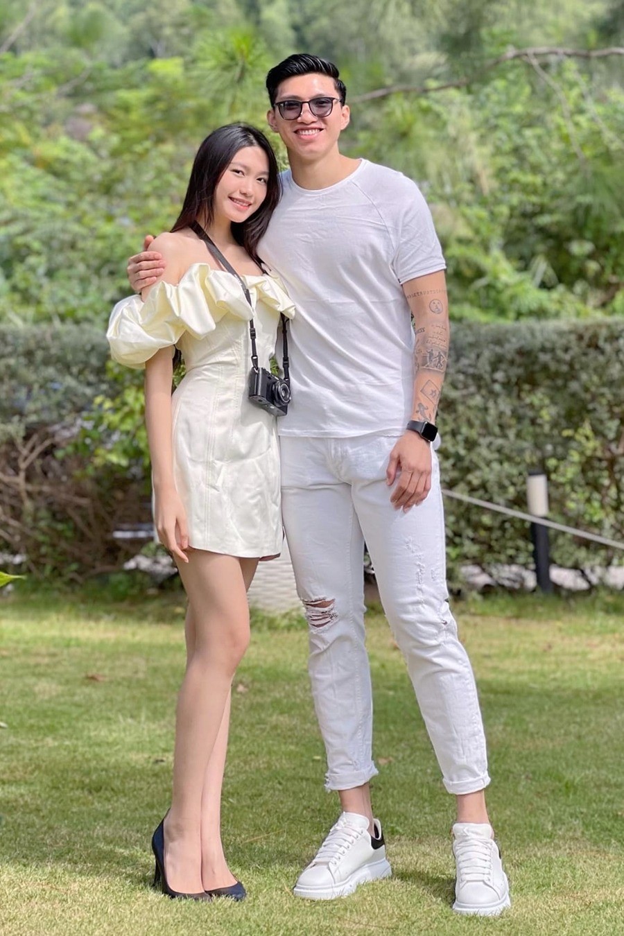 Đám cưới Đoàn Văn Hậu và Doãn Hải My diễn ra vào ngày 11/11 tại Thái Bình. Ảnh internet