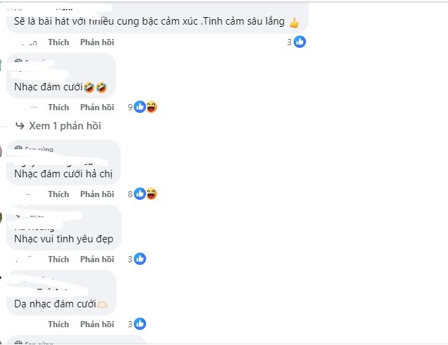 CDM đồng loạt bàn chuyện đám cưới dưới bài đăng của Mỹ Tâm. Ảnh chụp màn hình