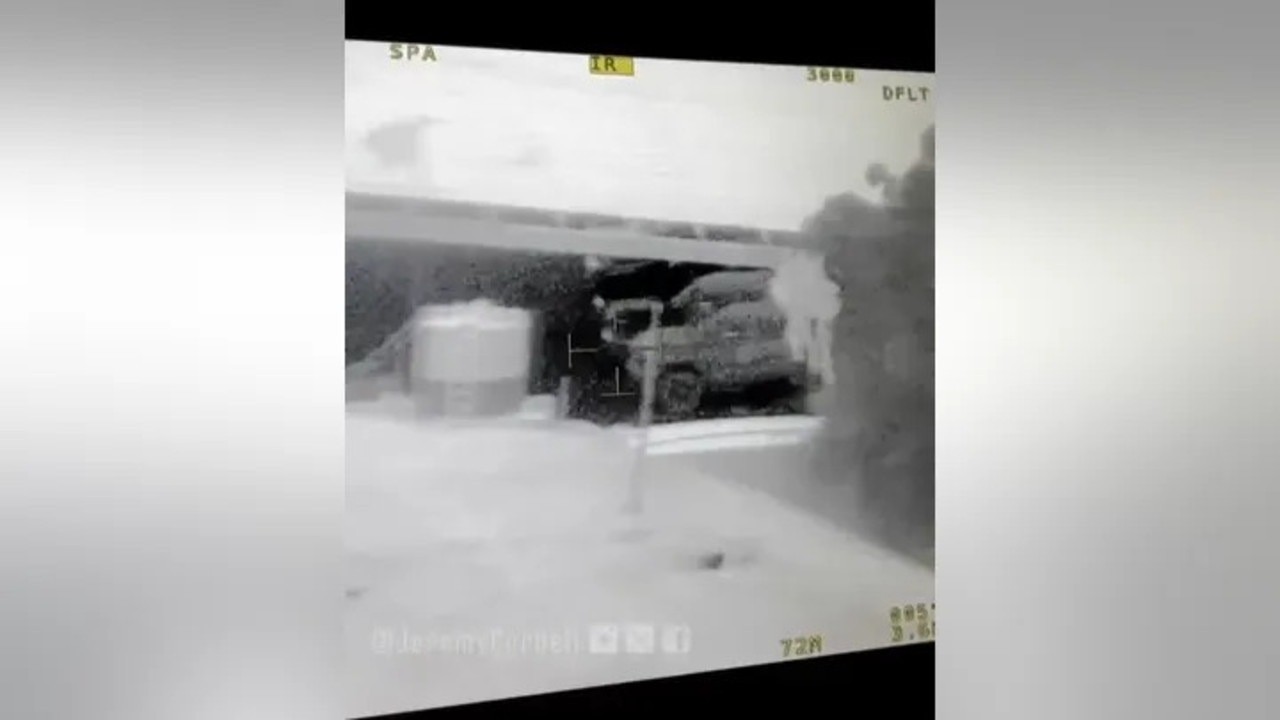 Một vật thể trông giống sứa không rõ nguyên nhân đã bay qua căn cứ quân sự ở Iraq vào năm 2017/2018. Ảnh: JeremyCorbell