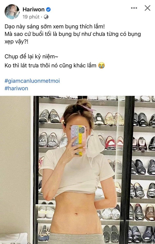 Hari Won khoe eo thon dáng đẹp. Ảnh: Internet Hari Won khoe eo thon dáng đẹp. Ảnh: Internet