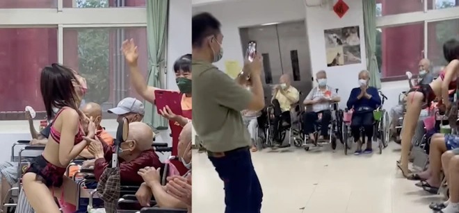 Phẫn nộ hình ảnh tại viện dưỡng lão khi thuê vũ công mặc kiệm vải nhảy múa trước mặt người già - SkyCruise