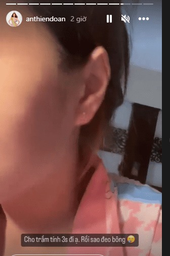 Thiên Ân tiết lộ tình hình sức khỏe của mình. Ảnh: FBNV Thiên Ân tiết lộ tình hình sức khỏe của mình. Ảnh: FBNV
