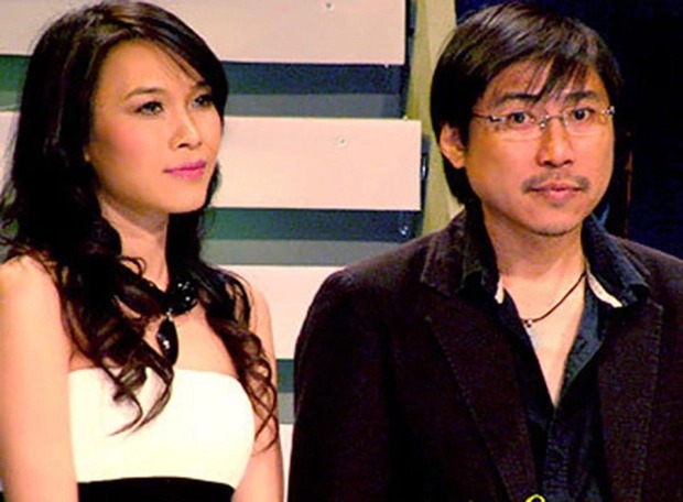 Mỹ Tâm và cố đạo diễn Huỳnh Phúc Điền. Ảnh: Internet