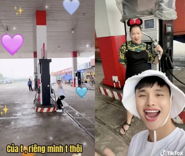 Hải Vót - Mai Kim Liên vừa cầu hôn hôm 20/10 và thường xuyên có những clip hài hước. Ảnh: Chụp màn hình