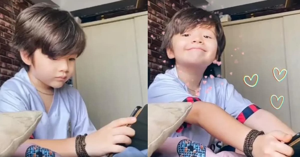 Diện mạo ngày một điển trai của cậu bé. Ảnh: Internet