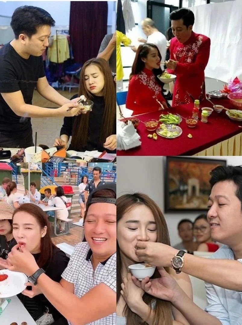 Trường Giang nổi tiếng chiều vợ, chăm vợ chu đáo. Ảnh: Internet