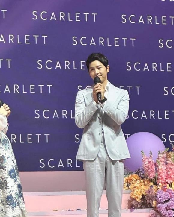 Song Joong Ki tại sự kiện ở Indonesia. Ảnh: Internet Song Joong Ki tại sự kiện ở Indonesia. Ảnh: Internet