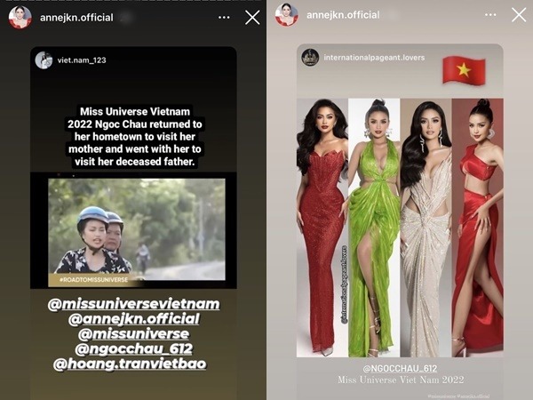 Ngọc Châu được nữ đại gia quyền lực để mắt tới dù chưa thi đấu tại Miss Universe 2022 - Ảnh 1 Ngọc Châu được nữ đại gia quyền lực để mắt tới dù chưa thi đấu tại Miss Universe 2022 - Ảnh 1