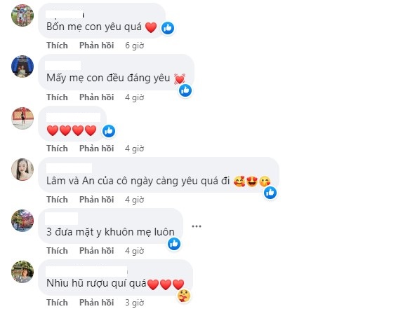 CĐM trầm trồ, thích thú trước khoảnh khắc đáng yêu của 4 mẹ con Phạm Quỳnh Anh. Ảnh: Internet CĐM trầm trồ, thích thú trước khoảnh khắc đáng yêu của 4 mẹ con Phạm Quỳnh Anh. Ảnh: Internet