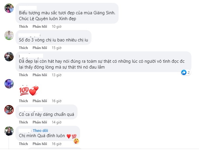 CDM khen ngợi Lệ Quyên về sắc vóc cũng như câu nói của cô. Ảnh: FBNV