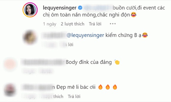 Lệ Quyên tiết lộ bị nghi ngờ thẩm mỹ. Ảnh: Internet